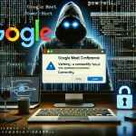 Falsos erros de conferência no Google Meet distribuem malware para roubo de informações